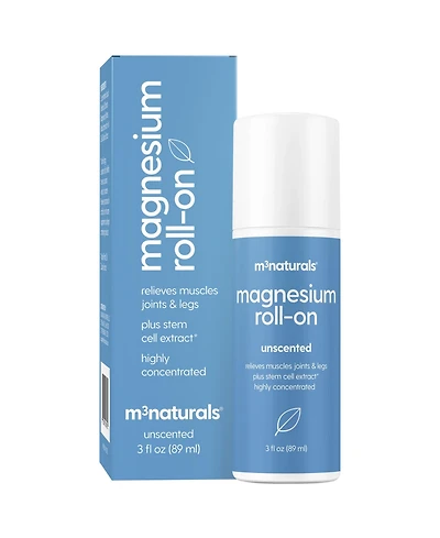 M3 Naturals Magnesium Oil Roll On, 1ct