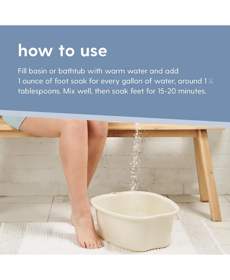 M3 Naturals Sore Muscle Foot Soak, 16oz