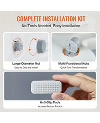 Slickblue Toddler Slide, Kid Slide for Toddlers with Climbable Ladders & Bus Playhouse, Indoor Outdoor Slide Playset for Kids