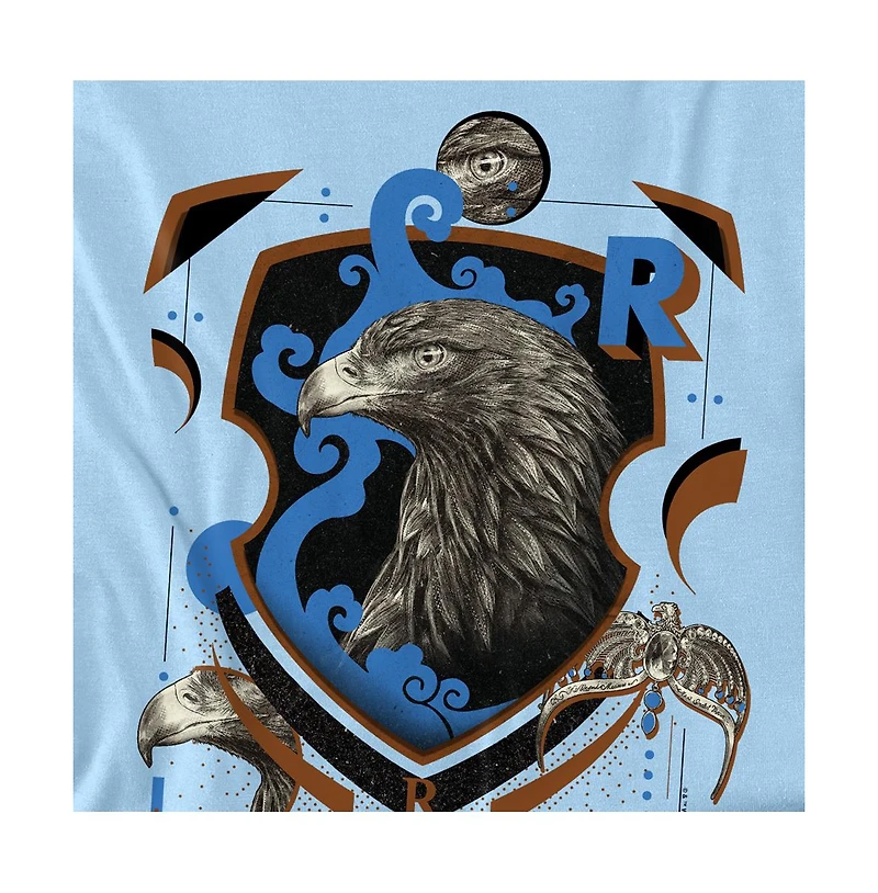 Harry Potter Big & Tall Ravenclaw Shield Wrealistic Eagle T Shirt