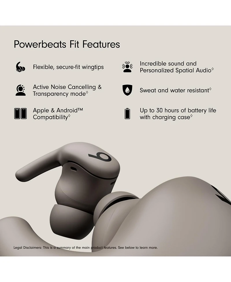 Beats Powerbeats Fit Wireless Noise-Cancelling Earbuds