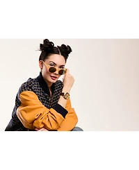 Citizen Eco-Drive Men's Disney Brown Leather Strap Watch 41mm