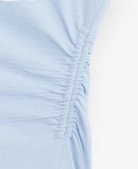 I.n.c. International Concepts Women's Short Sleeve Asymmetric Blouse, Macy's Exclusive