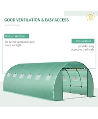 Outsunny 19.7' x 9.8' x 6.6' house Cover Replacement,