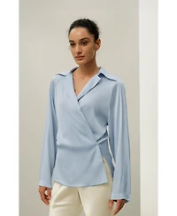 Lilysilk Women's Multipositional Silk Shirt