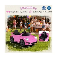 Hongge Kids Electric Ride On Car with Remote Control and Realistic Driving Features