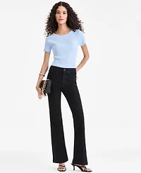 I.n.c. International Concepts Women's High-Rise Flare Jeans, Macy's Exclusive
