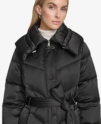 Andrew Marc Women's Palmer Belted Puffer Coat