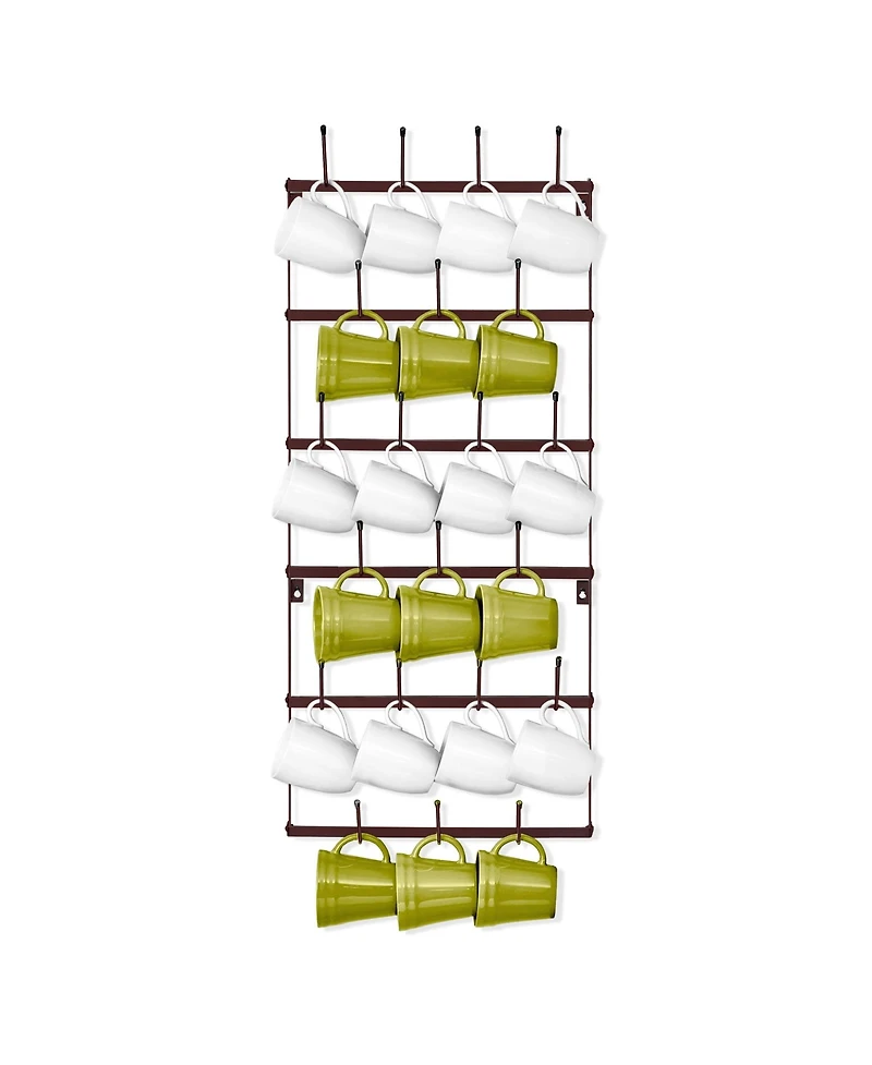 Sorbus Small 6-Tier Metal Mug Rack Organizer - for Home, Kitchen & Bar, Coffee Station (Holds 21)