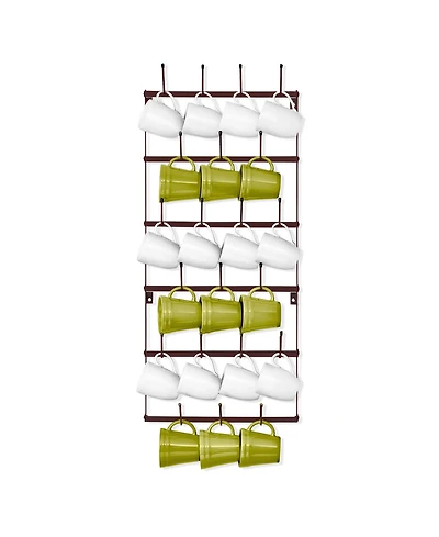 Sorbus Small 6-Tier Metal Mug Rack Organizer - for Home, Kitchen & Bar, Coffee Station (Holds 21)