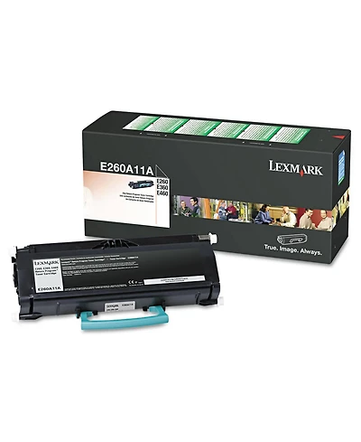 Lexmark E260A11A Return Program 3,500 Page-Yield Toner - Black