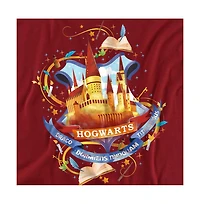 Harry Potter Big & Tall Watercolor Hogwarts Crest T Shirt