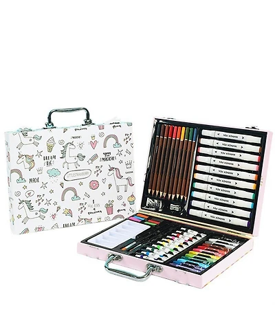 Htutwoo 53PCS Brush Set, Marker Art Kit, Vibrant Colors Art Supplies for Creative Inspiration