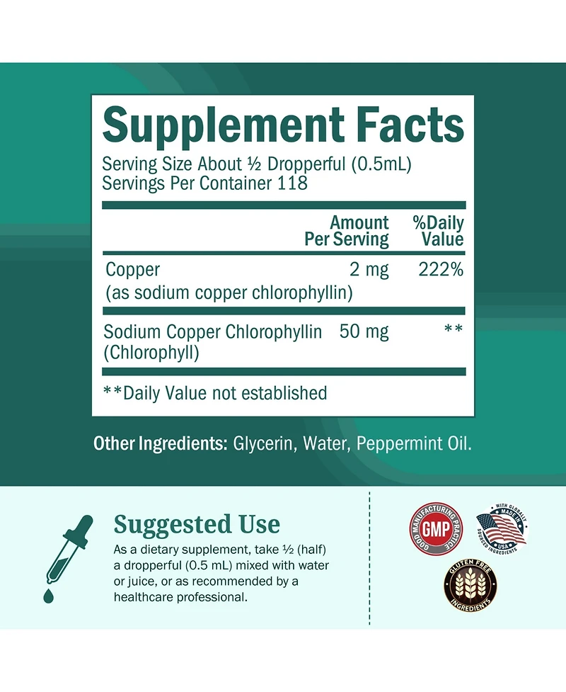 Bioschwartz Liquid Chlorophyll, Mint, 2fl oz