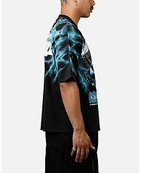 Loiter Men's Greaser Vintage T-Shirt Black/Blue