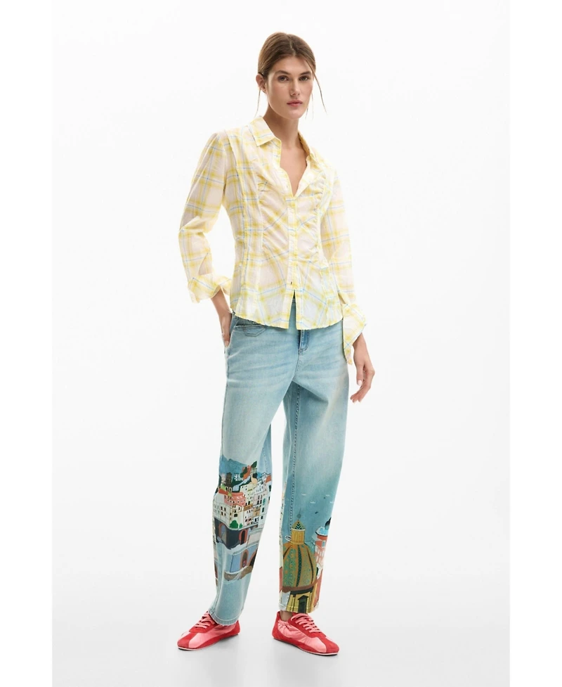 Desigual Women's Checkered shirt