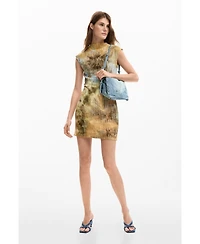 Desigual Women's Textured dress