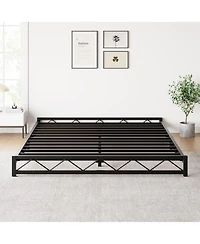 gaomon Easy Assembly 6 Inch Full Metal Platform Bed Frame Space Saving, for Living Room, Guest Room
