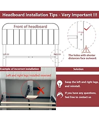 gaomon Bed Frame with Storage Headboard & 2 Drawers, Girls Boucle Upholstered Platform Bed with Built-In Bookcase