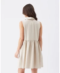 Ripe Maternity Chloe Tencel Dress Sand