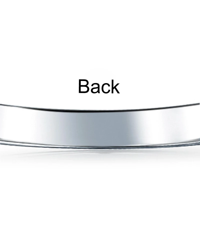 Bling Jewelry Id Identification Bracelet 6.5 Mm Figaro Chain Link .925 Sterling Silver Made Italy