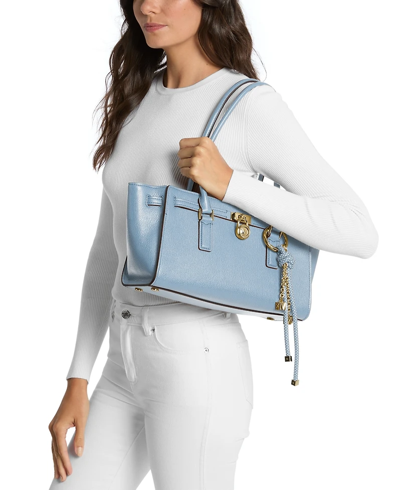 Michael Kors Hamilton Moderne Small Leather Satchel