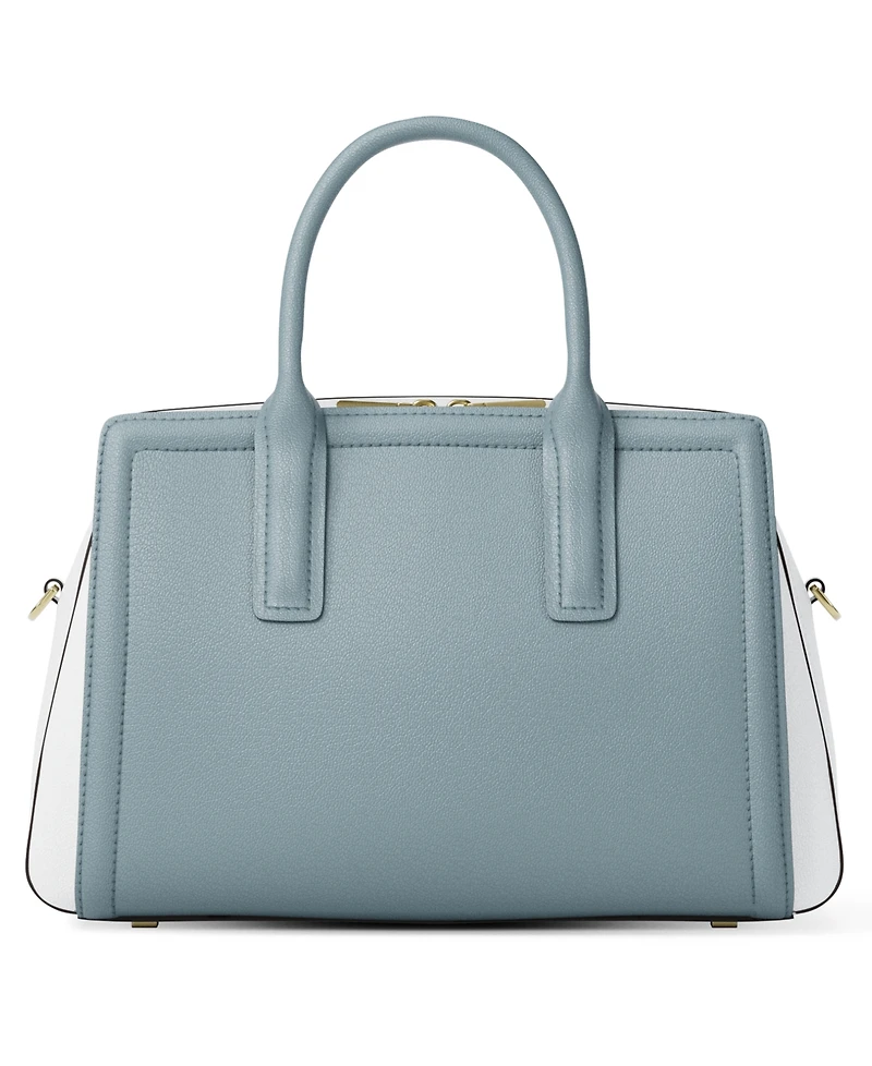 Michael Kors Women's Laila Medium Color-Block Leather Satchel Bag