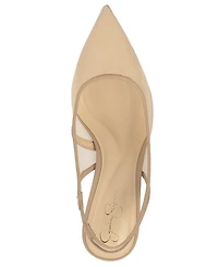 Jessica Simpson Women's Liliere Mesh Pointed-Toe Slingback Pumps