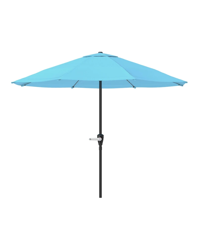 Pure Garden 9-Foot Patio Umbrella, Brilliant Blue