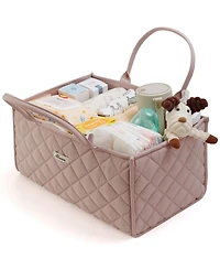 Sunveno Quilted Diaper Caddy Organizer