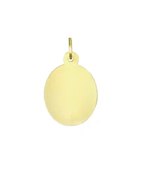 Bling Jewelry 14K Gold Religious Medal Saint Christopher Pendant Necklace Saint of Travel Safety No Chain