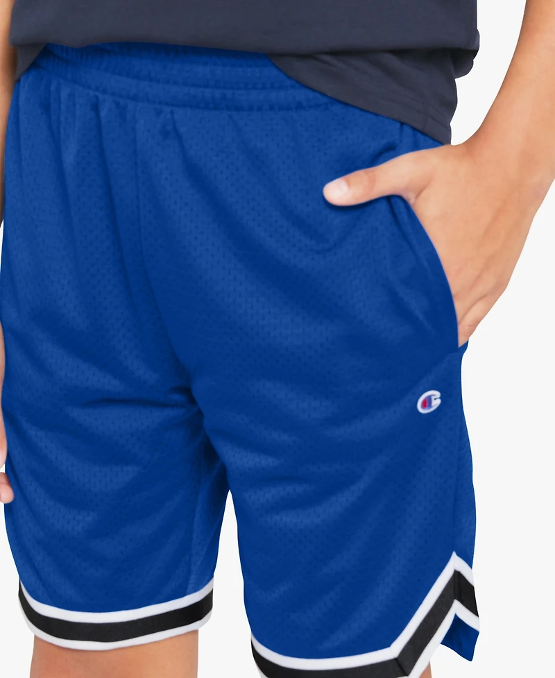 Champion Boys' 8-20 Taped Mesh Pull-On Shorts