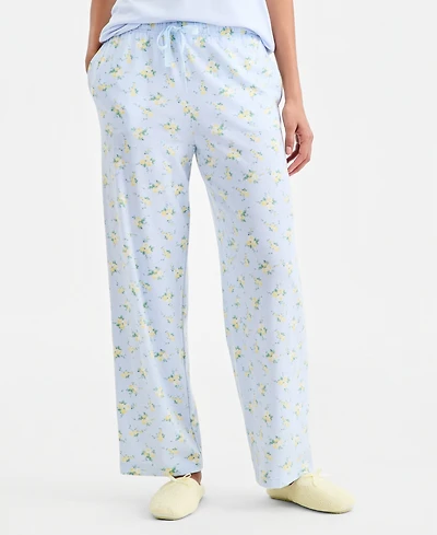 Charter Club Women's Knit Pajama Pants, Exclusively at Macy's