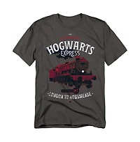Harry Potter Men's Hogwarts Express White Letters T Shirt