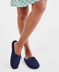 Charter Club Women's Eyelet Round-Toe Slippers, Macy's Exclusive