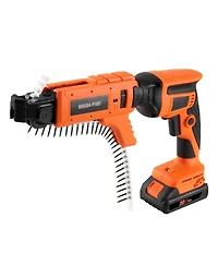 Mecale 20V Max Auto-Feed Drywall Screw Gun, 4200RPM Brushless Collated Screwgun Kit with 2 Batteries, Charger, Tool Bag & Belt Clip
