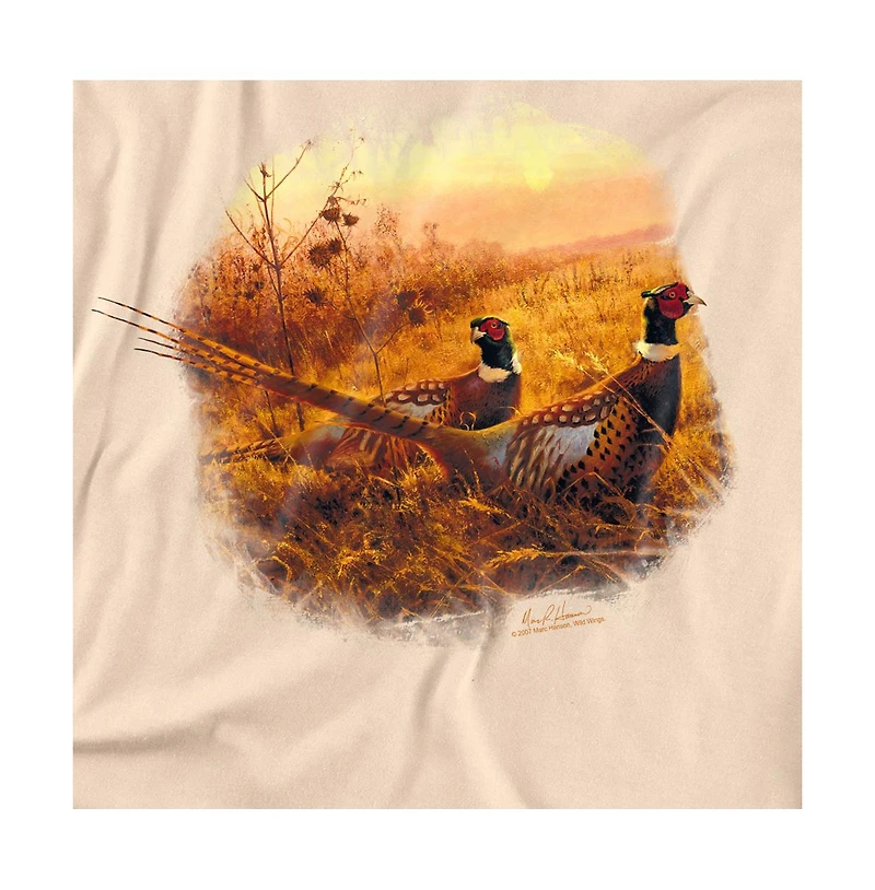 Wild Wings Men's Wildlife First Alert Pheasants T Shirt
