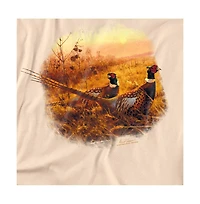 Wild Wings Men's Wildlife First Alert Pheasants T Shirt
