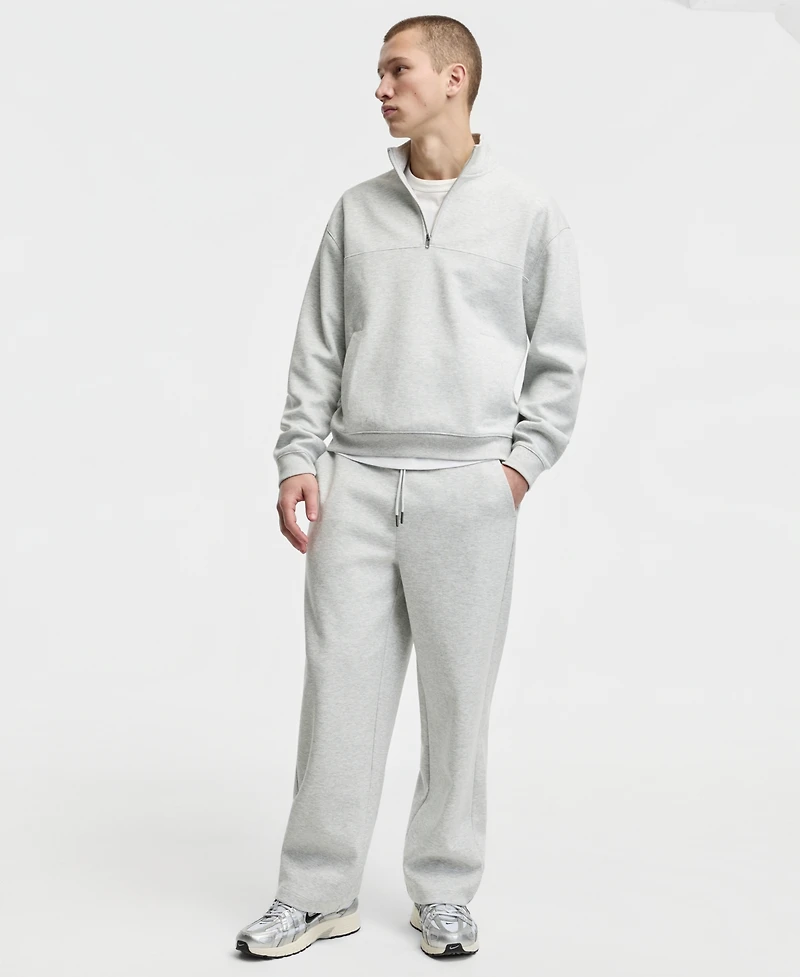 Mode of One Men's Oversized-Fit Quarter-Zip Sweatshirt, Macy's Exclusive