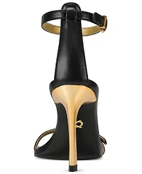 Donna Karan New York Women's Pryce Buckle Ankle-Strap Dress Sandals