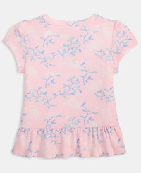 First Impressions Baby Girls' 3M-24M Mix and Match Countryside Floral-Print Peplum T-Shirt, Macy's Exclusive