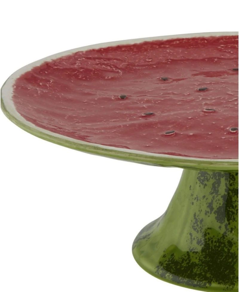 Bordallo Pinheiro Watermelon Large Cake Stand