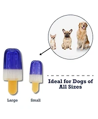 JoJo Modern Pets Unique Popsicle Freeze Dog Toy – 100% Recyclable Rubber Chew Toy for Soothing and Engaging Playtime – Large