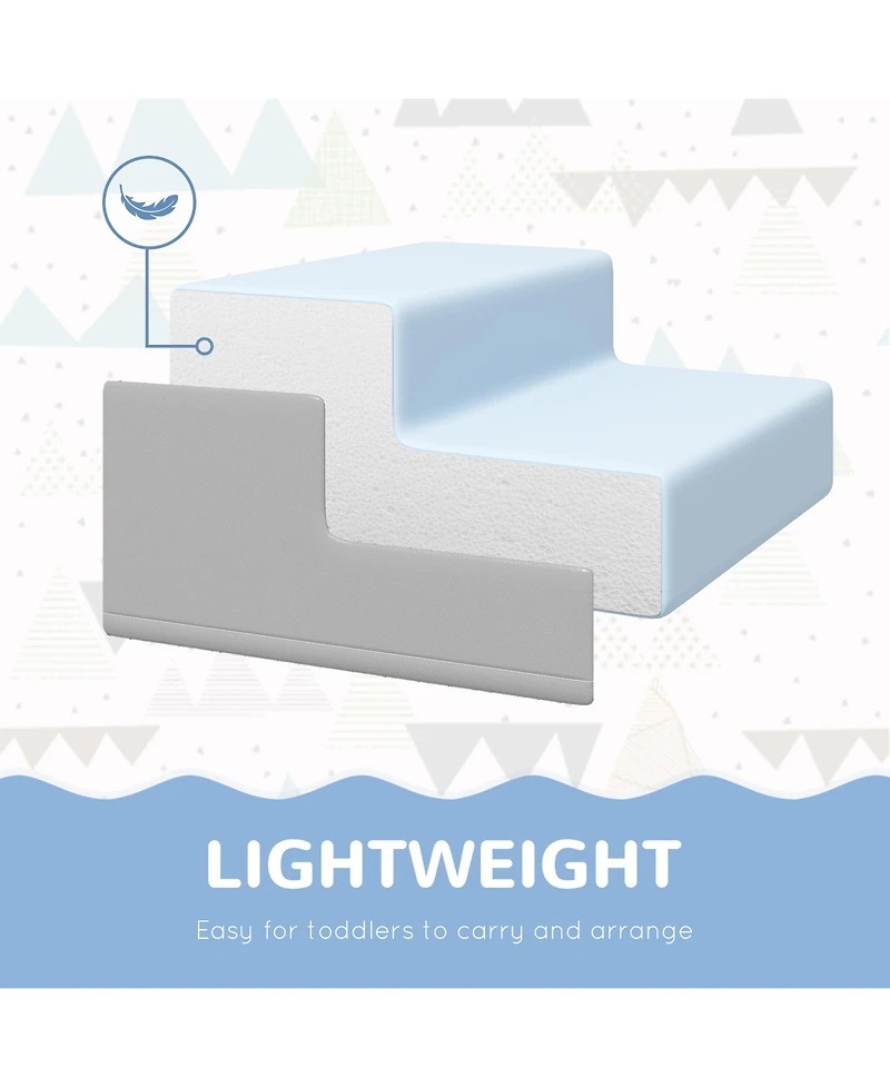 Soozier 4 Piece Climb and Crawl Activity Play Set Soft Secure Foam Playset