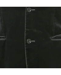 Pre-Owned Burberry Men's Black Label Black Velvet Tailored Blazer