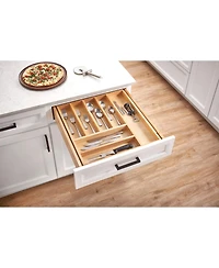 Rev-a-Shelf 21'' Tiered Cutlery Drawer Organizer with Soft-Close, 4WTCD-24HSC-1