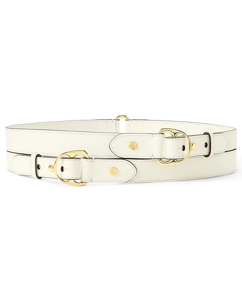 Lauren Ralph Double-Wrap Wide Belt