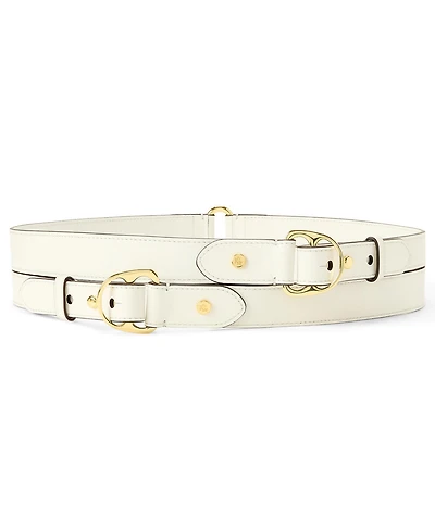 Lauren Ralph Double-Wrap Wide Belt