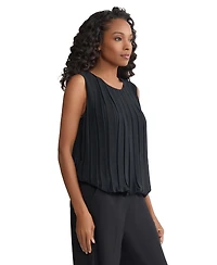 Jones New York Women's Pleated Sleeveless Top