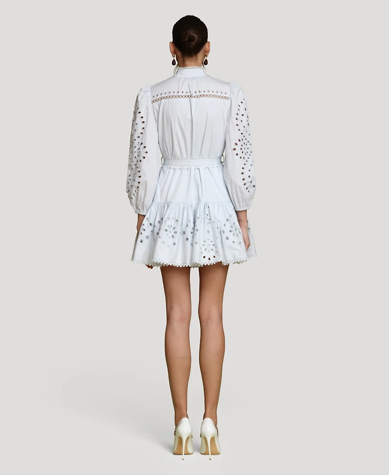 Avec Les Filles Women's Eyelet Shirtdress